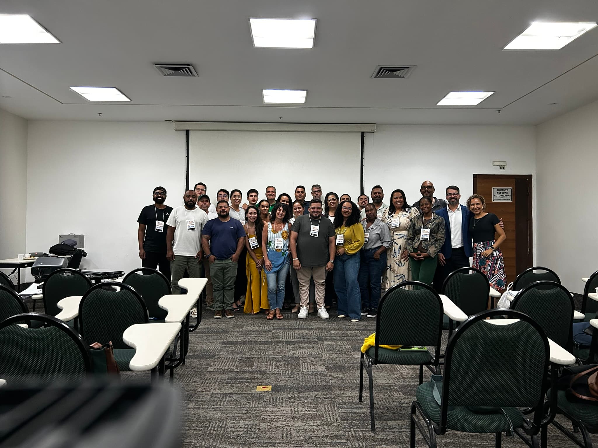 Alunos reunidos na edição anterior